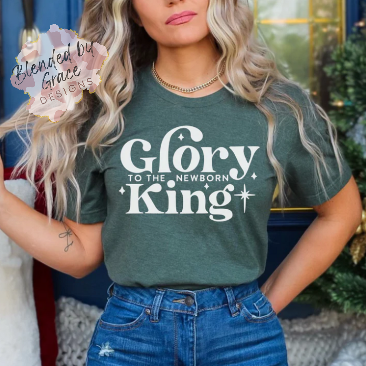 Glory to the newborn King short sleeved t-shirt