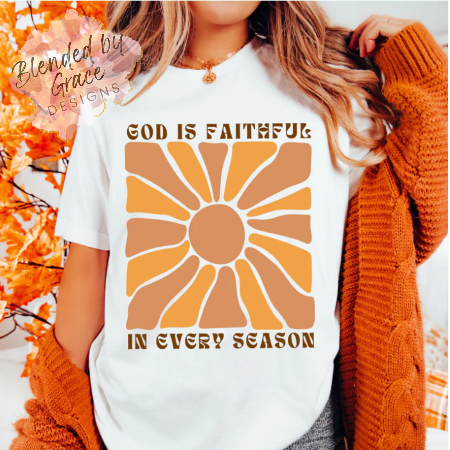 God is faithful short sleeved t-shirt