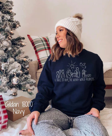 The weary world rejoices Sweatshirt